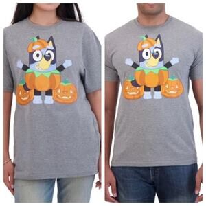 Bluey Adult Halloween Glow In The Dark Short Sleeve T-Shirt Halloween Tee